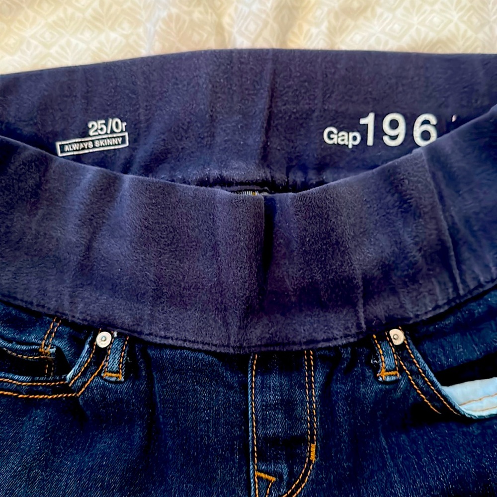 GapMaternity pull on jeans dark blue size 0 regular